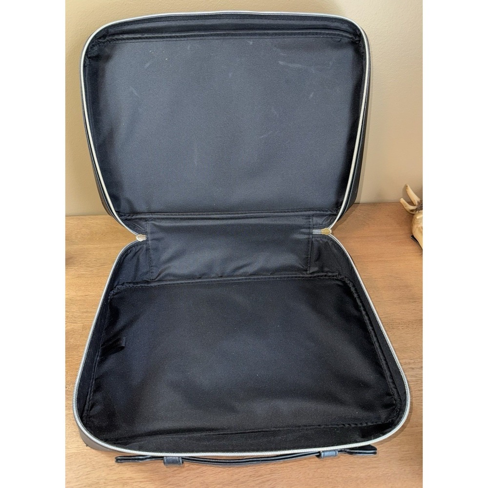 Estee Lauder Makeup Case Travel Bag Cosmetic Toiletries Organizer Black Gold - Picture 2 of 5